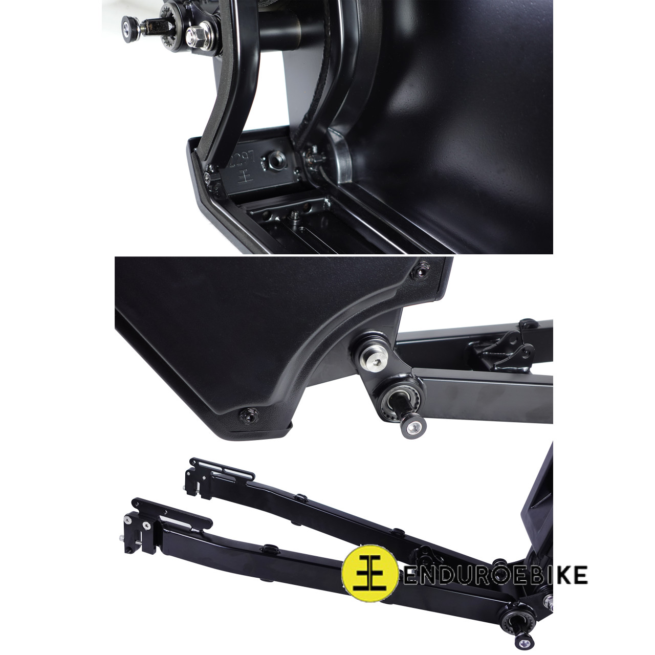 Frameset Electric Enduro Black