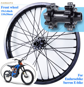 GARMATA Front Wheel 19x1.6 Inch 10g Spokes 110x20mm Flower Hub