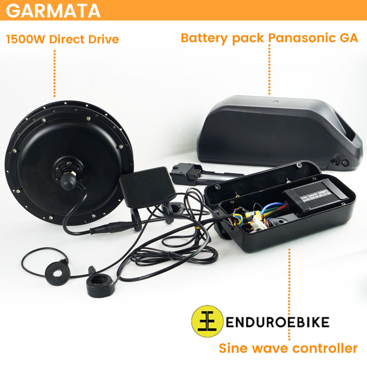 2000W 48v E-bike DIY Kit/ 48V24,5AH GA