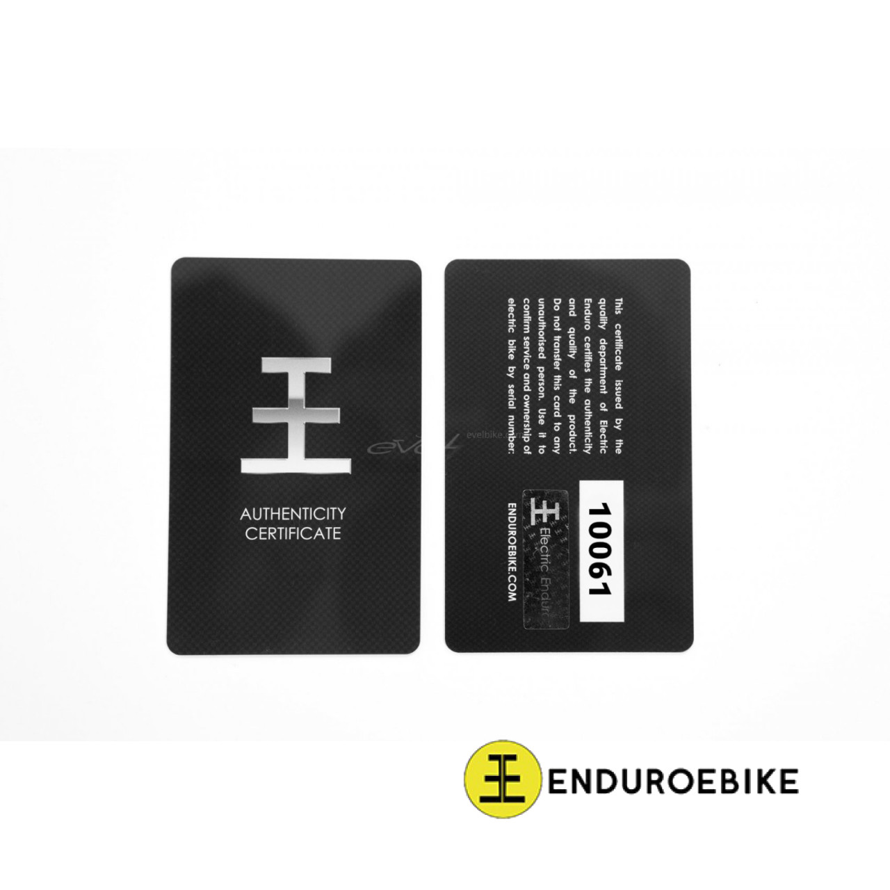 Frameset Electric Enduro Black