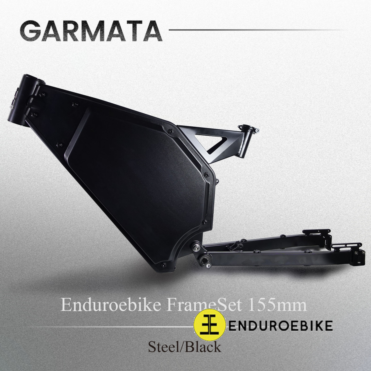 Frameset Electric Enduro Black