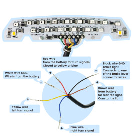 Taillight with turnlights