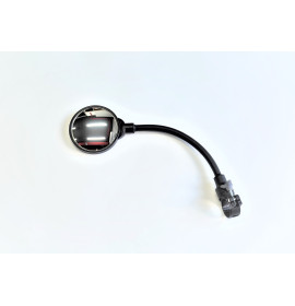Wide angle rear view mirror for electric bike