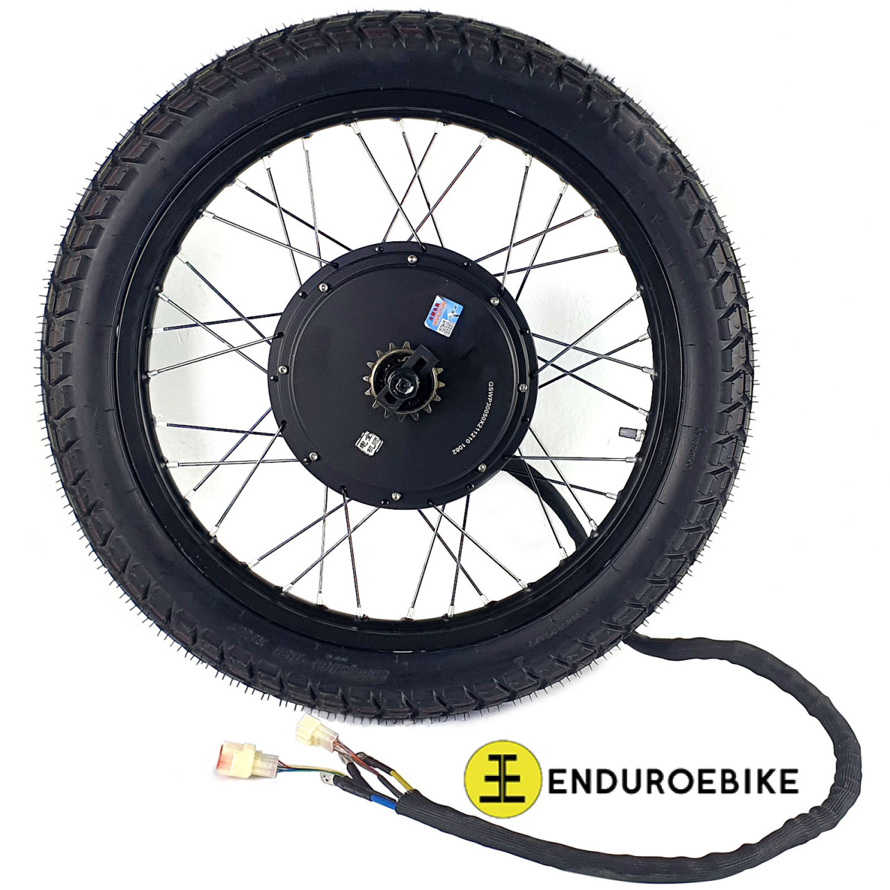 19in QS205V3 5t 4000w e-bike wheel