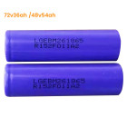 Battery Pack LG M26  72V36AH 2,6KWH 100A discharge 