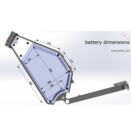 Frameset Electric Enduro Black