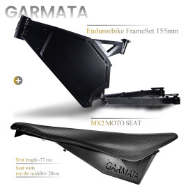 EnduroEbike frameset+MX2 MOTO SEAT 