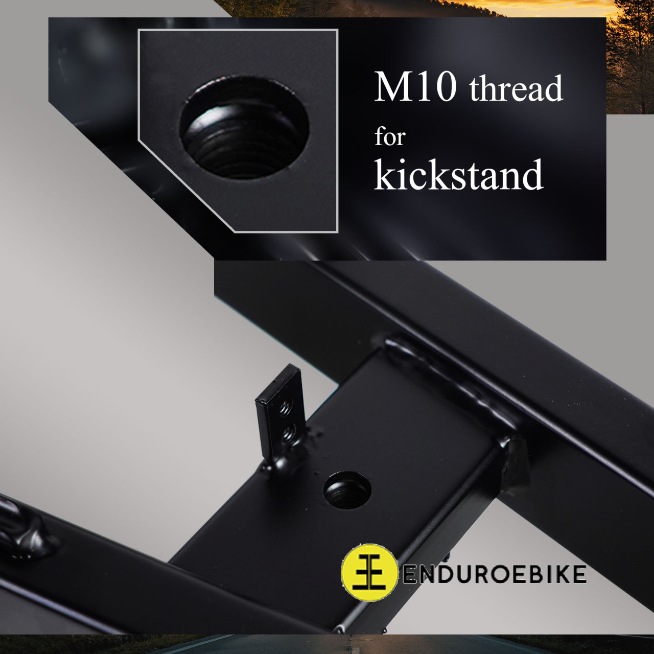 Frameset Electric Enduro Black