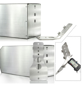 EEB Battery Case M 42*18.4*14cm Stainless Steel